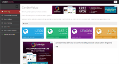Desktop Screenshot of cambiovaluta.info