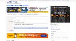 Desktop Screenshot of cambiovaluta.eu